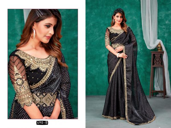 Zara 490 Fancy Designer Silk Saree Collection